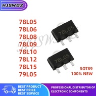 20Pcs 78L09 78L05 78L15 78L12 79L05 78L10 78L08 78L06 SOT-89 SMD Linear voltage regulator High-quali