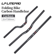 LP Litepro Carbon Fiber M Handlebar Fit for Brompton Folding Bike 412M Bar Aero Handlebar