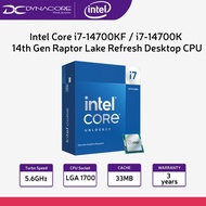 Intel Core i7-14700KF / i7-14700K 14th Gen Raptor Lake Refresh Desktop CPU / Processor