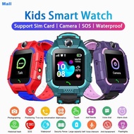 Jam Tangan Pintar Kanak-kanak IP64 Penjejak GPS Kanak-kanak Kalis Air dengan Kamera Dua Hala Panggil