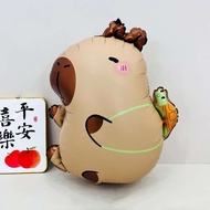 25 inches Backpack Tortoise Docile Capybara Happy birthday party decorations aluminum foil balloon