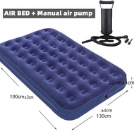 MISO Inflatable Air Bed Double Size With Pump Automatic Portable Foldable For Camping Tent camping a