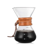 【Eco-friendly】 Pour Over Coffee Maker With Glass Manual Coffee Dripper Brewer Xobw