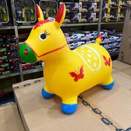 MAINAN ANIMAL JUMPING KUDA DUDUK KARET / MAINAN KUDA KARET / SAPI RUSA UNICORN JERAPAH