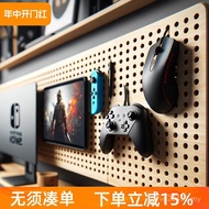 Game 0A Black Wall Keyboard Gaming Storage Rack Mouse Hole Board Room 7EFD