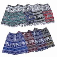 Seluar Gajah Thailand Unisex Elephant Short Pants Seluar Pendek Bercorak Gajah from Thailand