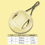 可愛露耳朵寵物貓咪狗狗帽夏日防曬太陽貓咪帽小狗漁夫帽