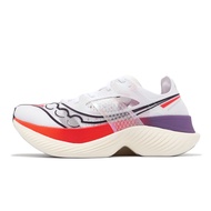 Saucony Racing Running Shoes Endorphin Elite Men's White Orange Purple Rebound Socony [ACS] S20768126