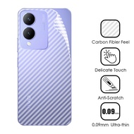 ส่งจากไทย ฟิล์มกันรอยหลัง ฟิล์มหลังเคฟล่า Vivo Y17s VivoY17s Y 17s 4G 2023 ฟิล์มกันรอยด้านหลัง ฟิล์ม