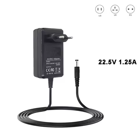 22.5V 1.25A Power Supply Adapter Charger for IROBOT ROOMBA 400 500 600 700 Series 532 535 540 550 56