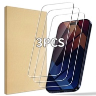 3Pack Screen Protector Suitable for IPhone 17 16 15 Pro Max 14 13 12 11 Pro Mini Tempered Glass For 