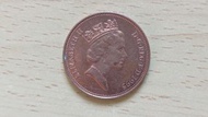 1995年英國「2 NEW PENCE」已使用過(EF)