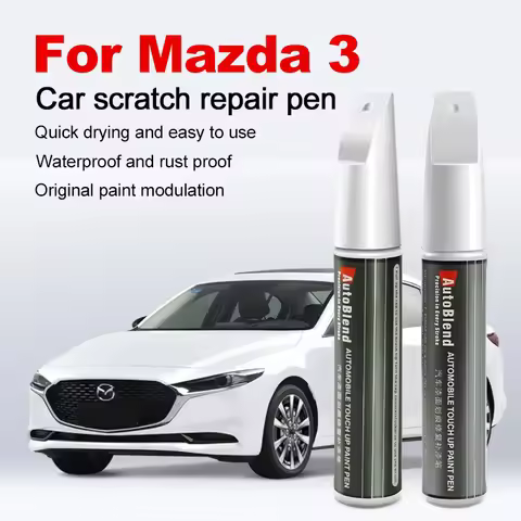 For Mazda 3 Touch-Up Pen Specialized Clear Coat for Paint Repair and Scratch Restoration to Restore 