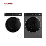 (Bulky) Sharp 9KG/10KG Front Load Washer ES-FW914S / ES-FW1014S