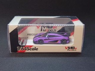 VMB 1/64 樹脂模型車 Koenigsegg One:1 #purple