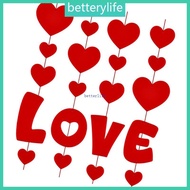 BTF Love Inspired Paper Heart Strings for Quick Party Decoration Works in All Lighting for Elegant V