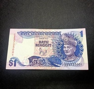 RM1 6th CZ2725001 GVF Banknote Duit Lama