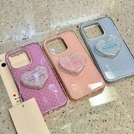 Phone Phone Case Suitable for iPhone Polka Dot Love Bracket Suitable for iPhone17 Phone Case iPhone1