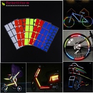 BEBETTFORM Bike Reflective Stickers Waterproof Fluorescent Cycling Accessories Wheel Rim Sticker