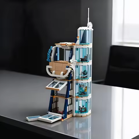 Avengers Tower Model City Starks TOWER Heroes Model Birthday Christmas Party Gift