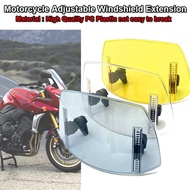 Fit For YAMAHA FZ1 FZ6 FJR1300 FJR1300ES FJR1300 A/ABS Motorcycle Windshield Deflector Adjustable He