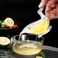 Acrylic Manual Lemon Slice Squeezer Portable Transparent Fruit Juicer Orange Citrus Manual Bird Shape Hand Juicer for Lemon 2023 Juicers  Fruit Extrac