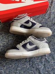 【🔥海軍藍】Nike Dunk Low “Midnight Navy and White ” 復古休閒板鞋 海軍藍 做舊