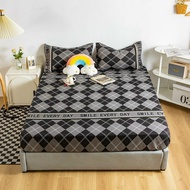 Bộ 3 món Ga gối ga bọc nệm drap giường giá rẻ kích thước m6/m8 chất Poly siêu đẹp - Ga bo chun bảo v