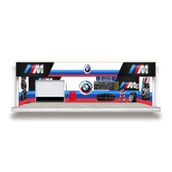 KRMK GARAGE DIORAMA Garasi 1/64 GARAGE BMW WITH LED