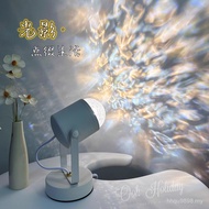 Emotional Water Ripple Room Table Lamp Night Light Background Desktop Photo Sense Decoration Live At