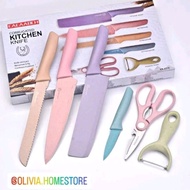 Kitchen Knife Set Pisau Dapur 6Pc
