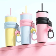 GANTUNGAN TERMOS SUS 316 Coffee Tumbler Bottle with Free Straw 710ml Stainless Steel Tumbler/ Viral 