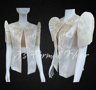 Modern Filipiniana embroidery Blazer Top