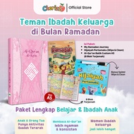 Happy Ramadan Package 3in1: Al-Quran 8 Color Blocks Custom Name A5 Size + My Ramadhan Journey + My F
