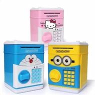 Piggy Bank Toy ATM Deposit Box Bank Money Safe Character Mini ATM Toy