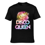 Summer Fashion Tee Disco Queen 70_S Disco Themed Vintage Seventies Cotton Men Tshirt