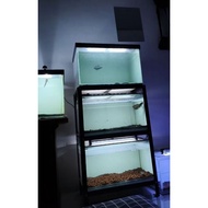 Multipurpose 3-tier aquarium shelf 60x40x100cm, custom, dismantle & assemble