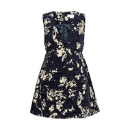 Elegant Woven Fabric Overalls Dress Size S Brand Name Tag