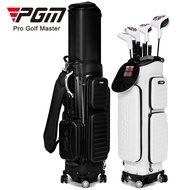 PGM golf club placed upside down design hard case golf travel bag with 4 wheels QB142
