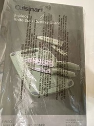 Cuisinart 5-piece 刀具組 + 砧板