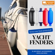 D-MIX Boat Fenders / 1pc 20" x 5.5" G3 Boat Fenders for Boat Size 15 - 20ft Boats / Marine Bumpers