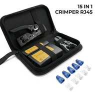 RJ45 Network Repair Tool Kit 15 in 1 Crimping Pliers BS-A076