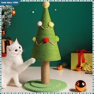 Loviver Cat Scratcher Xmas Tree with Balls Vertical Scratcher Tree