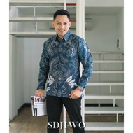 PRIA KEMEJA Premium Batik SDJIWO Motif Men's Shirt Regular Long Sleeve Elegant Motif Full Tirto Batik For Application And Invitation