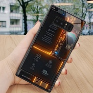 Samsung Note 8 Glass Case Beautiful Machine Engine