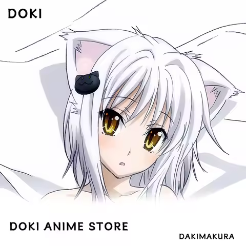 Dakimakura Anime High School Dxd Toujou Koneko Double sided Print Life Size Body Pillow Case Cover P