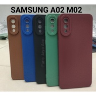 Softcase Pro Camera Samsung A02 M02 Candy Case full Color 3D Silicone TPU