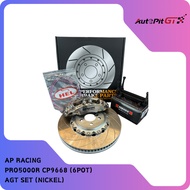 AP RACING PRO5000R CP9668 (6POT) BRAKE KIT AGT SET FOR ALL CAR MODEL (NICKEL)
