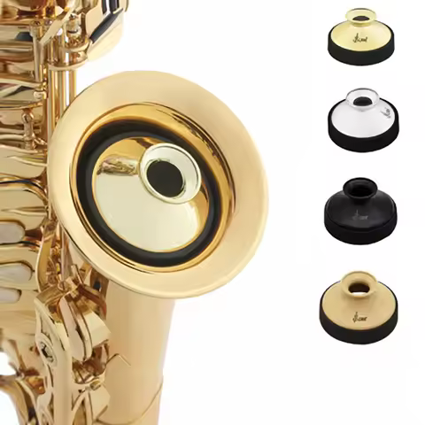 Alto Saxophone Silencer High Quality Woodwind Musical Instrument Accessories Round Light-Weight ABS 