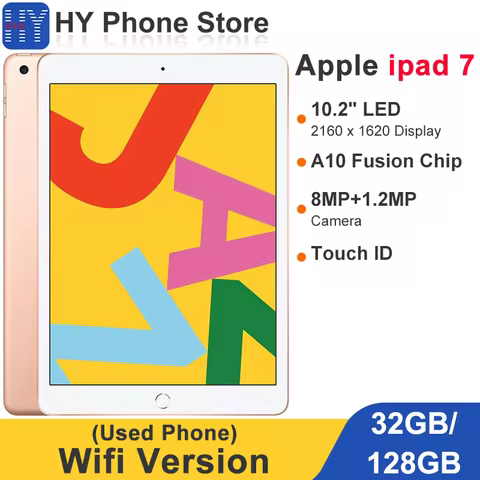 Apple ipad 7th Gen 2019 Wifi Version Model Tablet PC A10 Fusion 10.2 inch 2160 x 1620 Screen 8MP Cam
